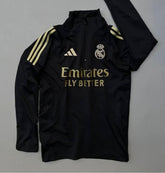Real Madrid Golden stripes Football Zipper