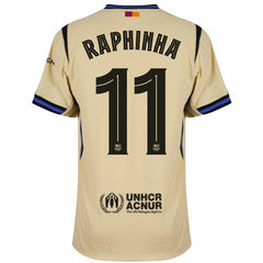 Nike Barcelona Away Raphinha 11 Shirt 2025-2026 (Champions League)