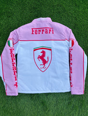 Pink Ferrari Formula Jacket parachute