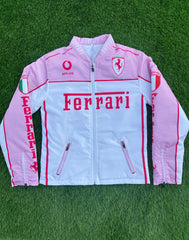 Pink Ferrari Formula Jacket parachute