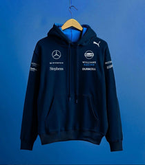 Mercedes Premium Navy Blue Hoodie