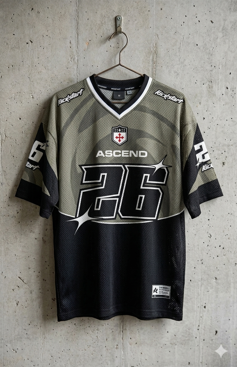 PREMIUM QUALITY OVERSIZED MESH JERSEY