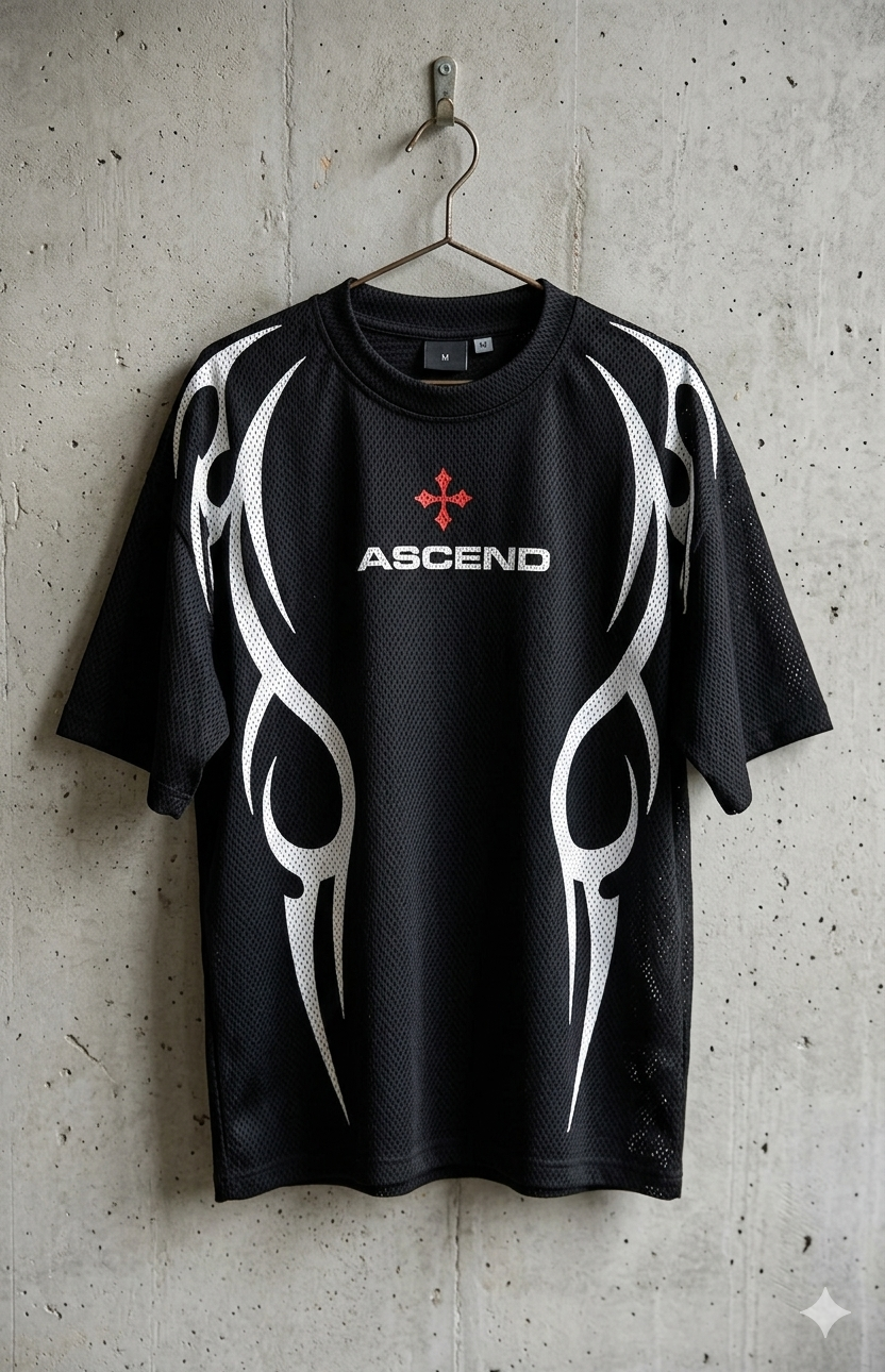 PREMIUM QUALITY OVERSIZED MESH JERSEY
