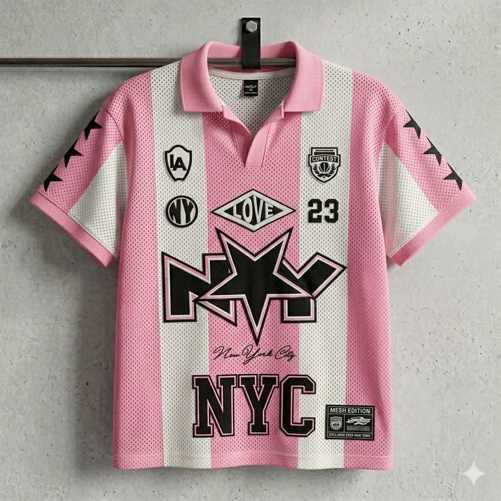 PREMIUM QUALITY OVERSIZED MESH JERSEY