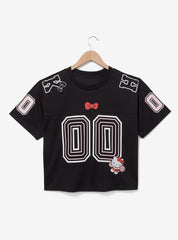 Oversized hello kitty crop top
