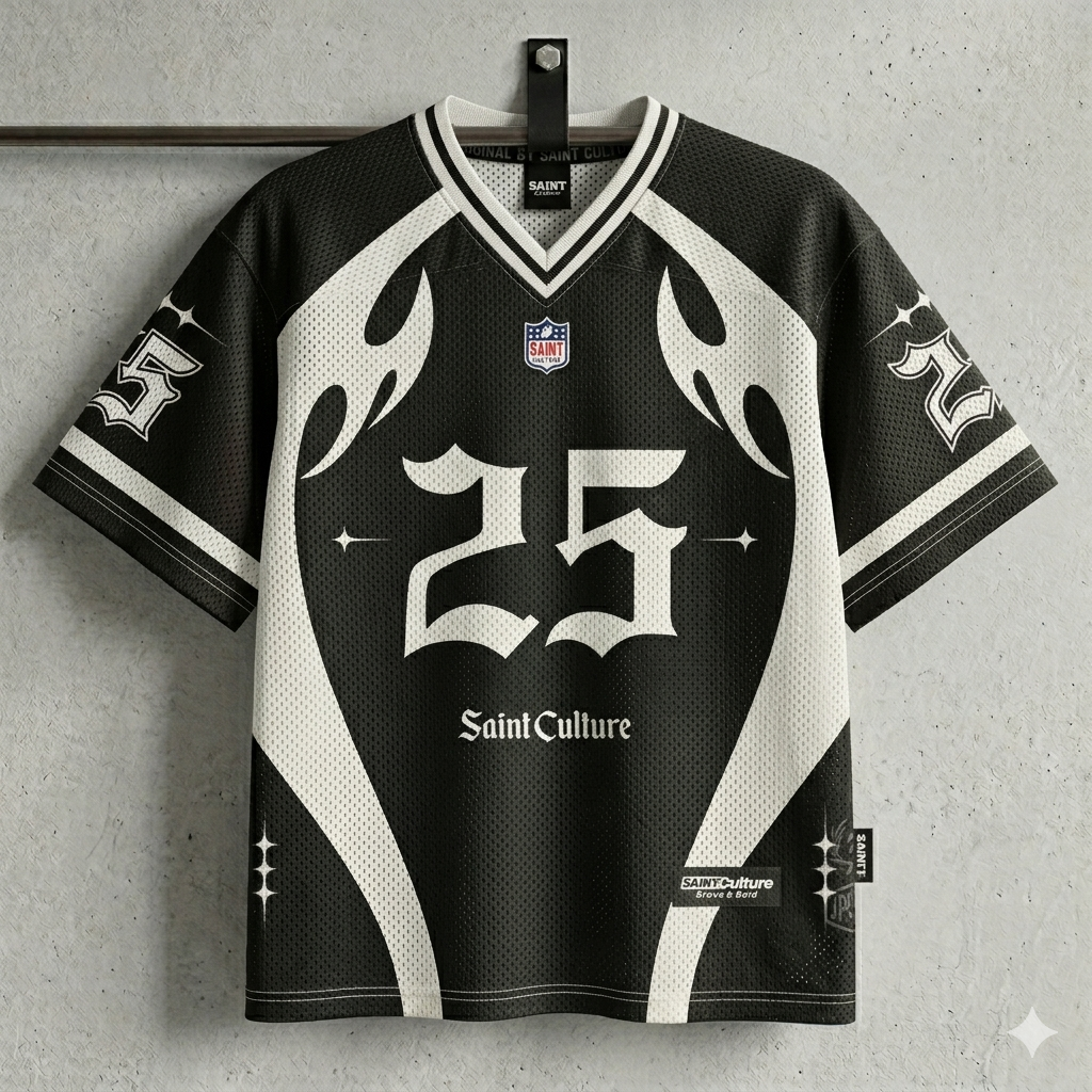 PREMIUM QUALITY OVERSIZED MESH JERSEY
